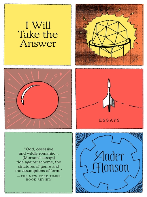 Title details for I Will Take the Answer by Ander Monson - Available